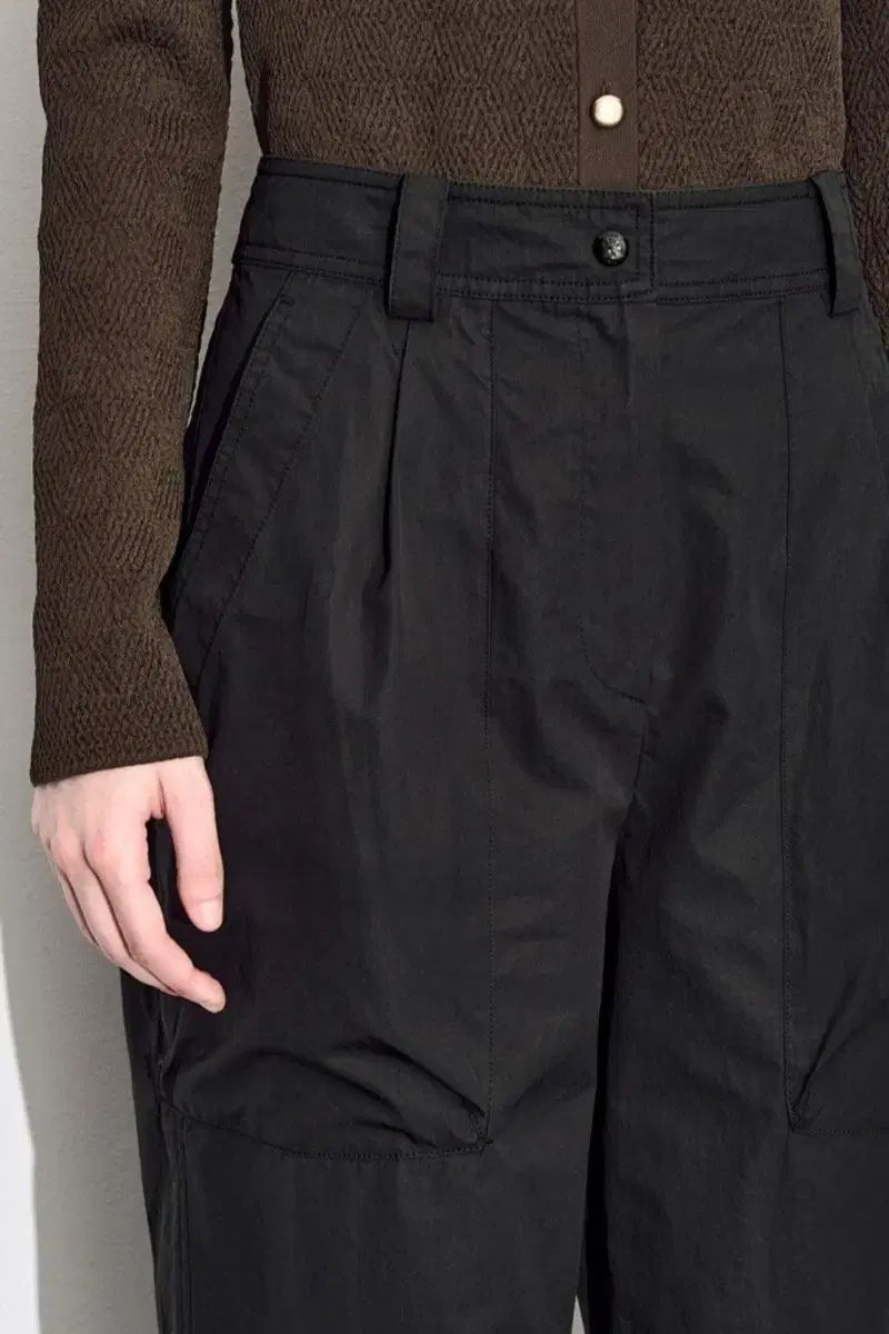 ベルト付きパネル パンツ