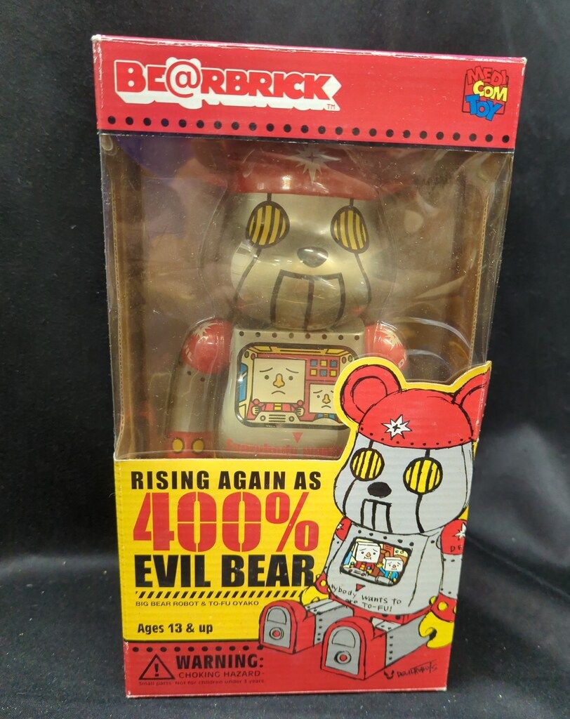 MEDICOMTOY BE RBRICK DEVILROBOTS EVIL BEAR 400 400