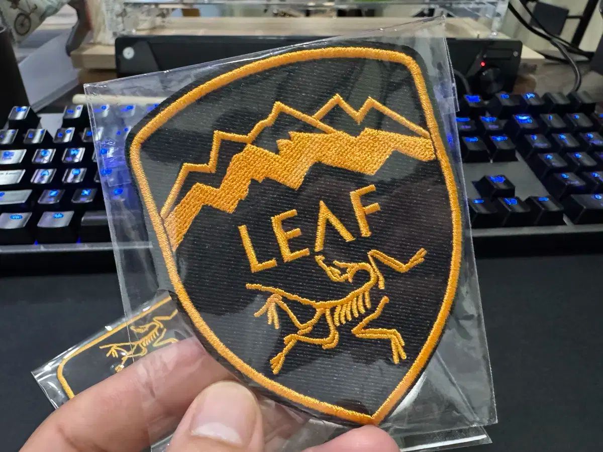 ARC TERYX アークテリクス LEAF パッチ ブラック GOLD