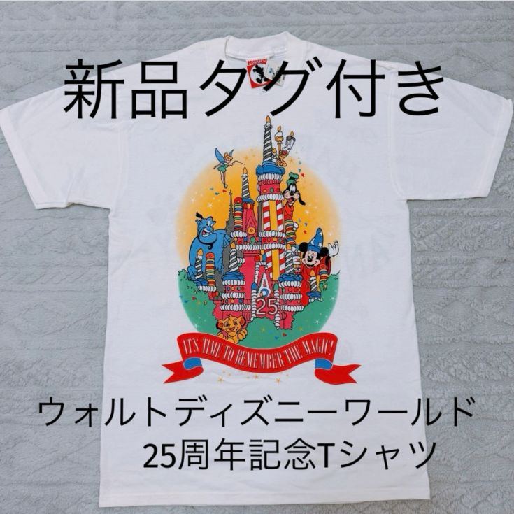 激 品 ウォルトディズニーリゾート25周年パレード リメンバー ザ マジック 記念Tシャツ WDW