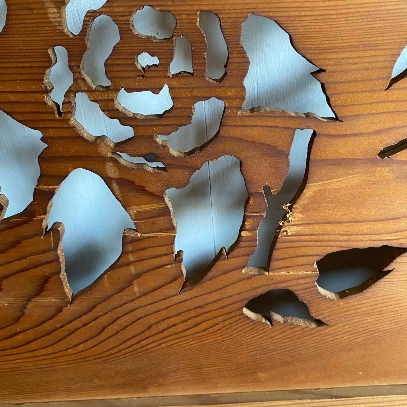 4枚セット アンティーク 欄間 木彫り 古建具 古民家 リノベーション