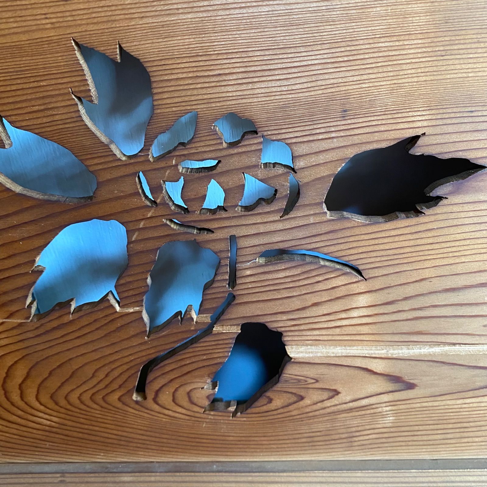 4枚セット アンティーク 欄間 木彫り 古建具 古民家 リノベーション