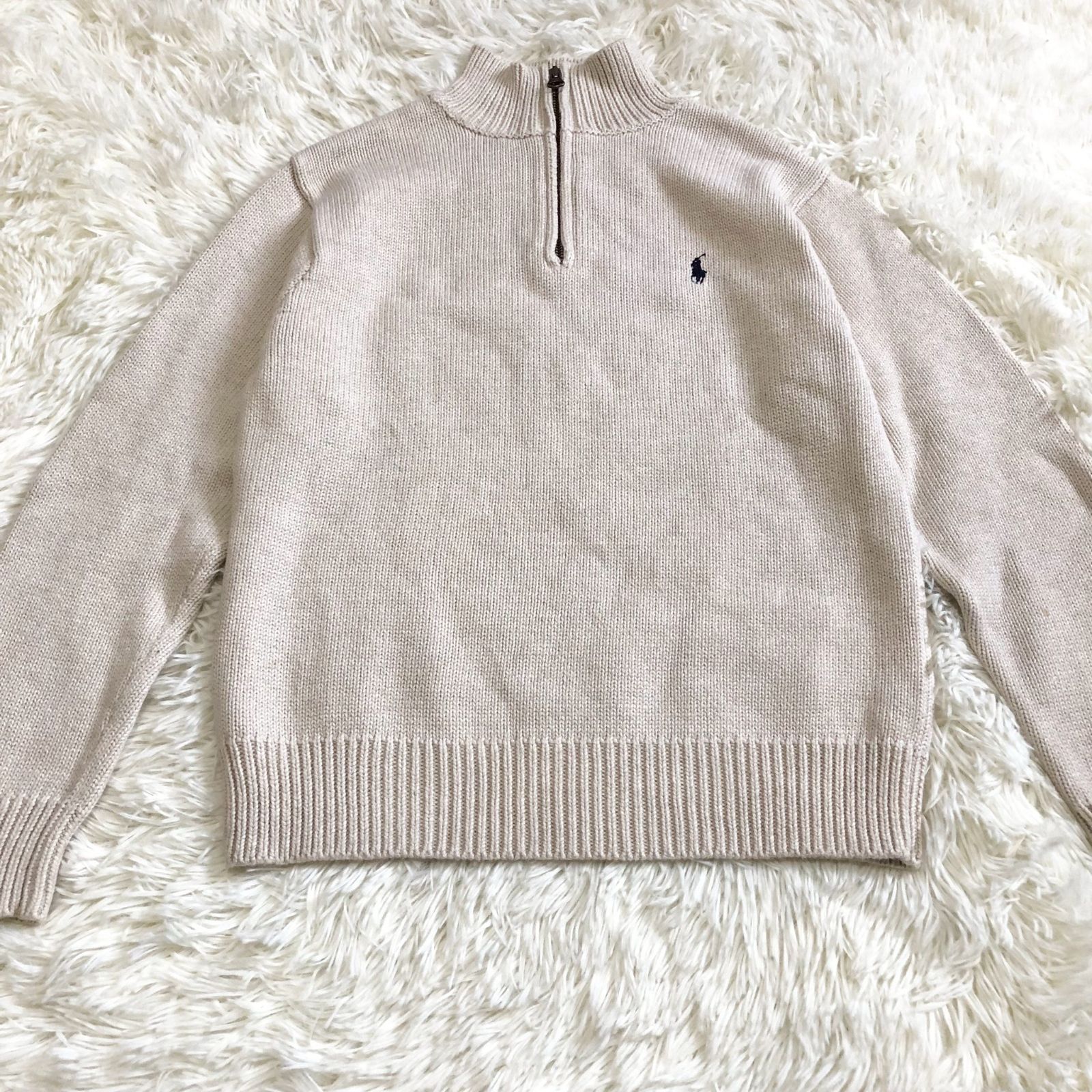 ト*ド様 新品　ポロラルフローレン　ハーフジップニット 中古・古着通販】POLO RALPH LAUREN (ポロ・ラルフローレン) ハーフ