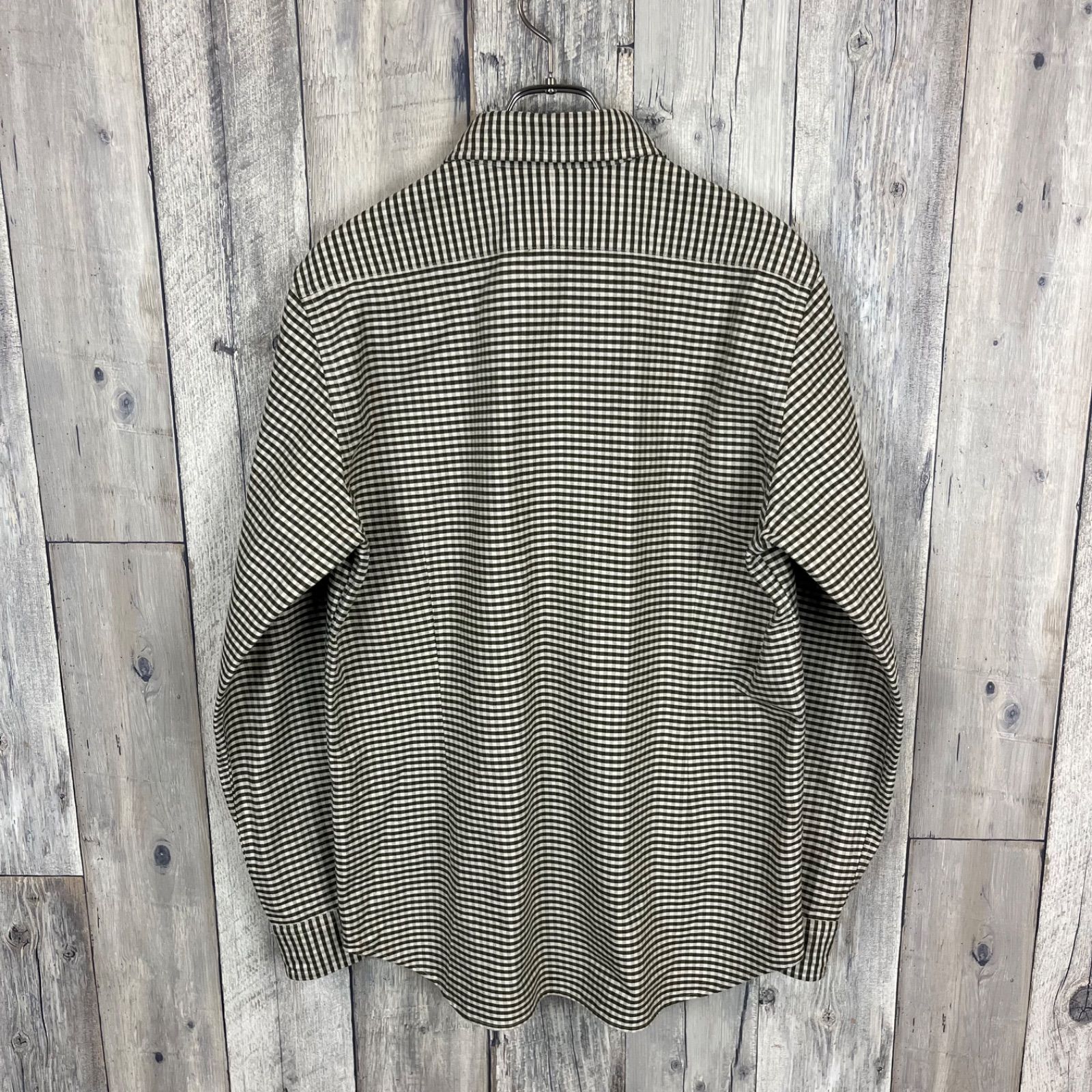 Nigel Cabourn ナイジェルケーボン 長袖 チェック オフィサーズ シャツ 