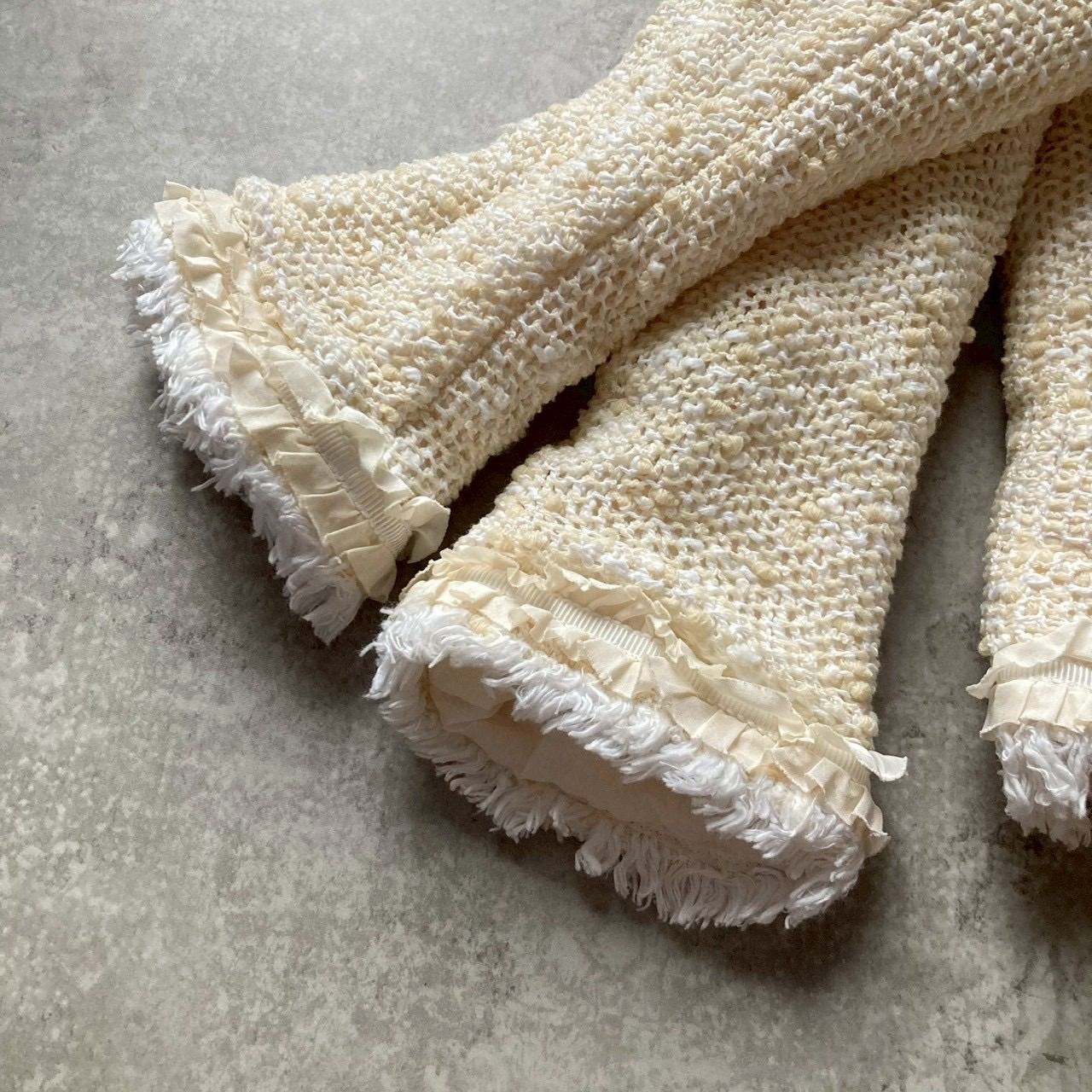 美品 FOXEY BOUTIQUE フォクシー 上質 ノーカラージャケット 38サイズ