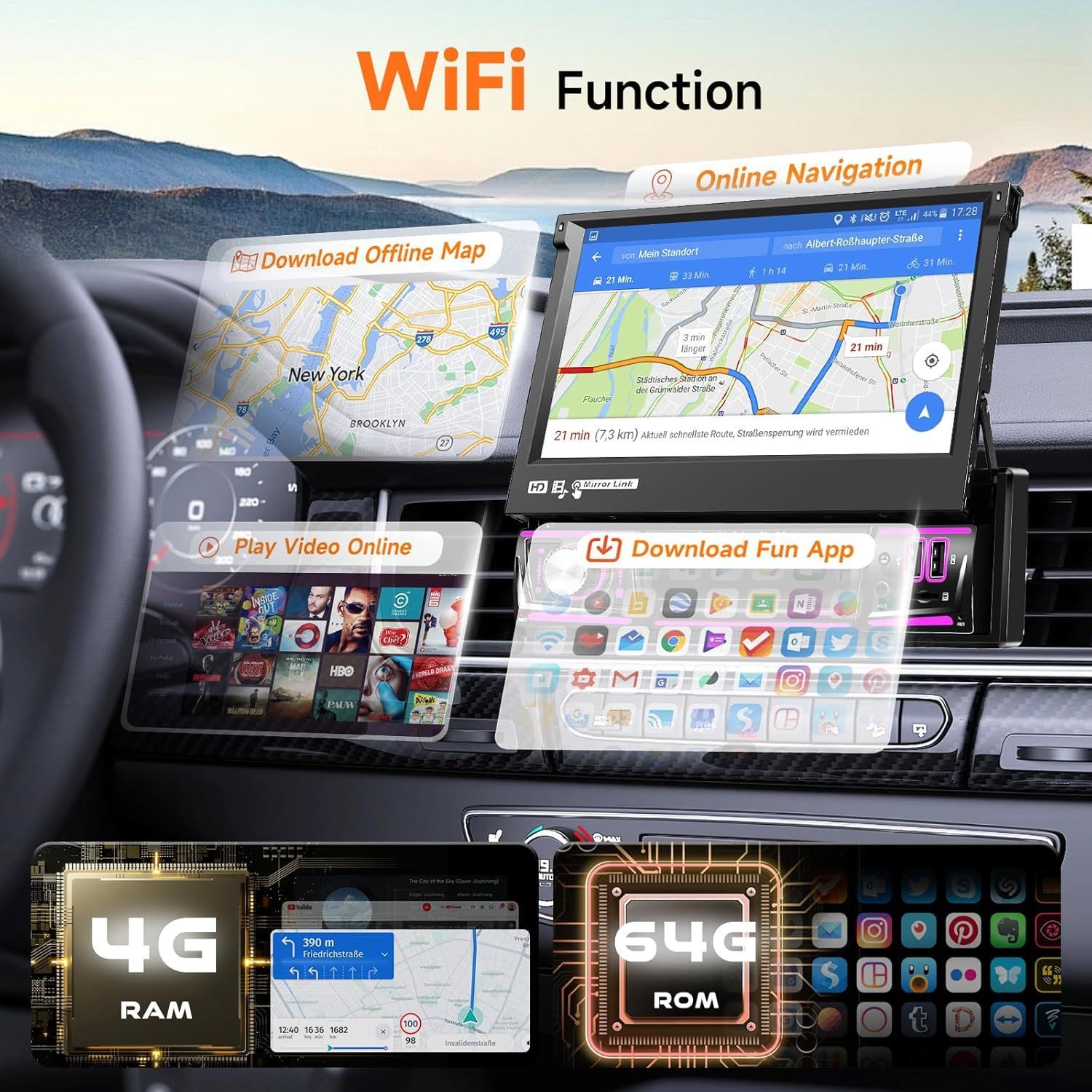 Android カーステレオ