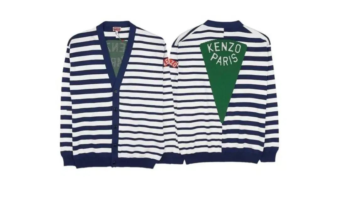 KENZO ケンゾー ロゴ グラフィック カーディガン L