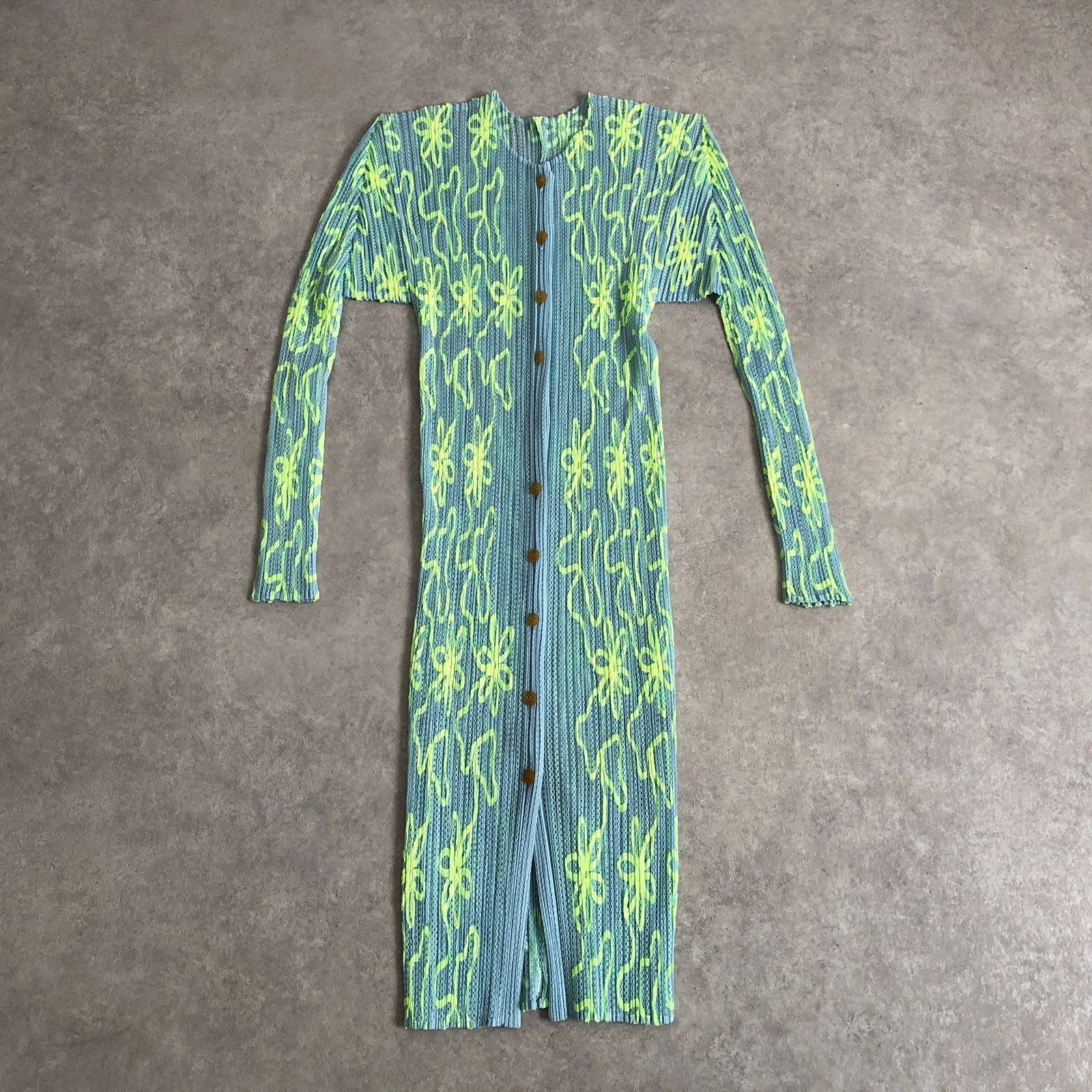 プリーツ・プリーズ　ワンピース　コート PLEATS PLEASE ISSEY MIYAKE プリーツ ワンピース コート プリーツ