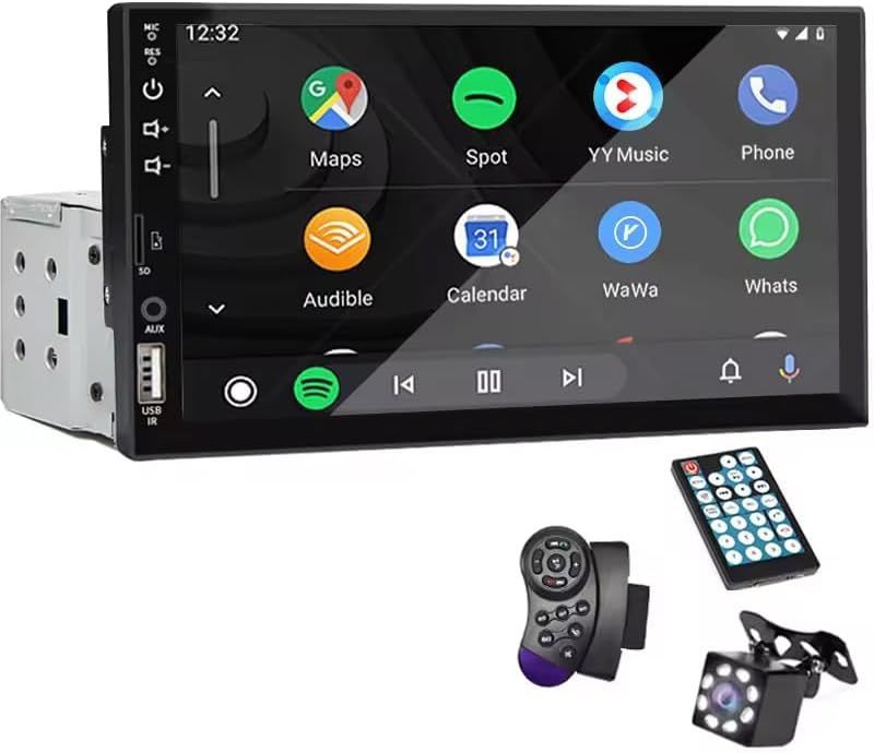 7インチ カーラジオ 1Din HD タッチスクリーン FM AUX 入力 MirrorLink ユニバーサル オートラジオ カーオーディオ USB接続