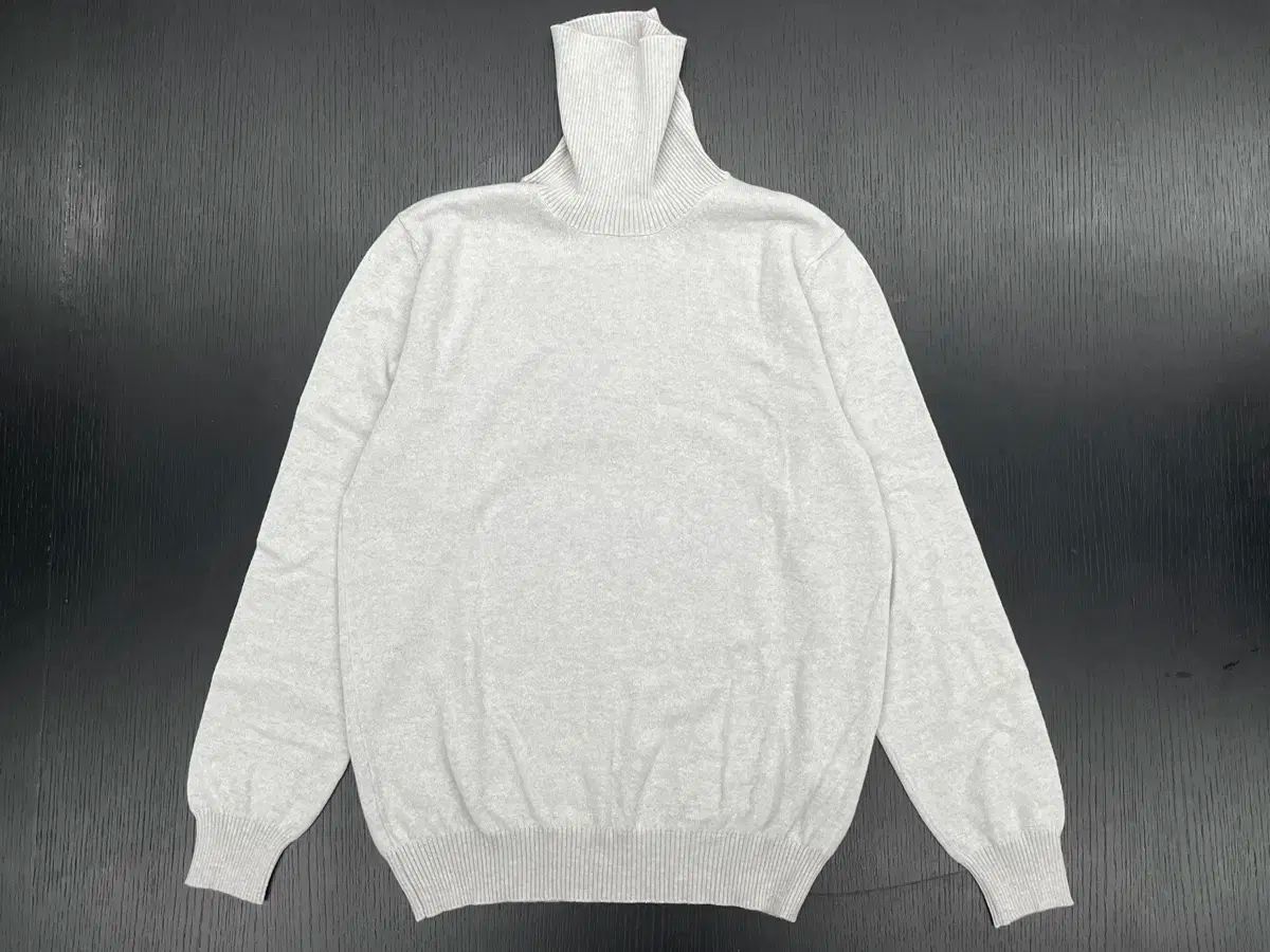 キートン KITON カシミア タートルネック ニット XL 105 ライトグレー 新