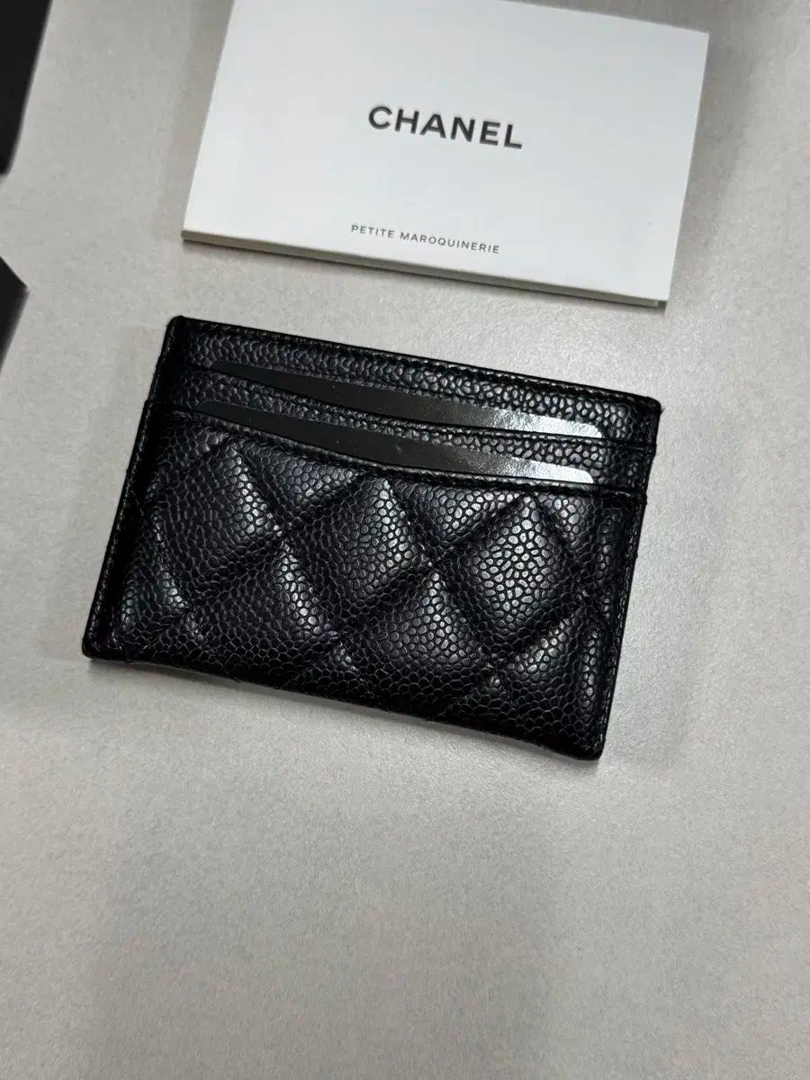 シャネル CHANEL クラシック Classic カードホルダー トレカケース カーフスキン ゴールド DECORATOM_COM_BR