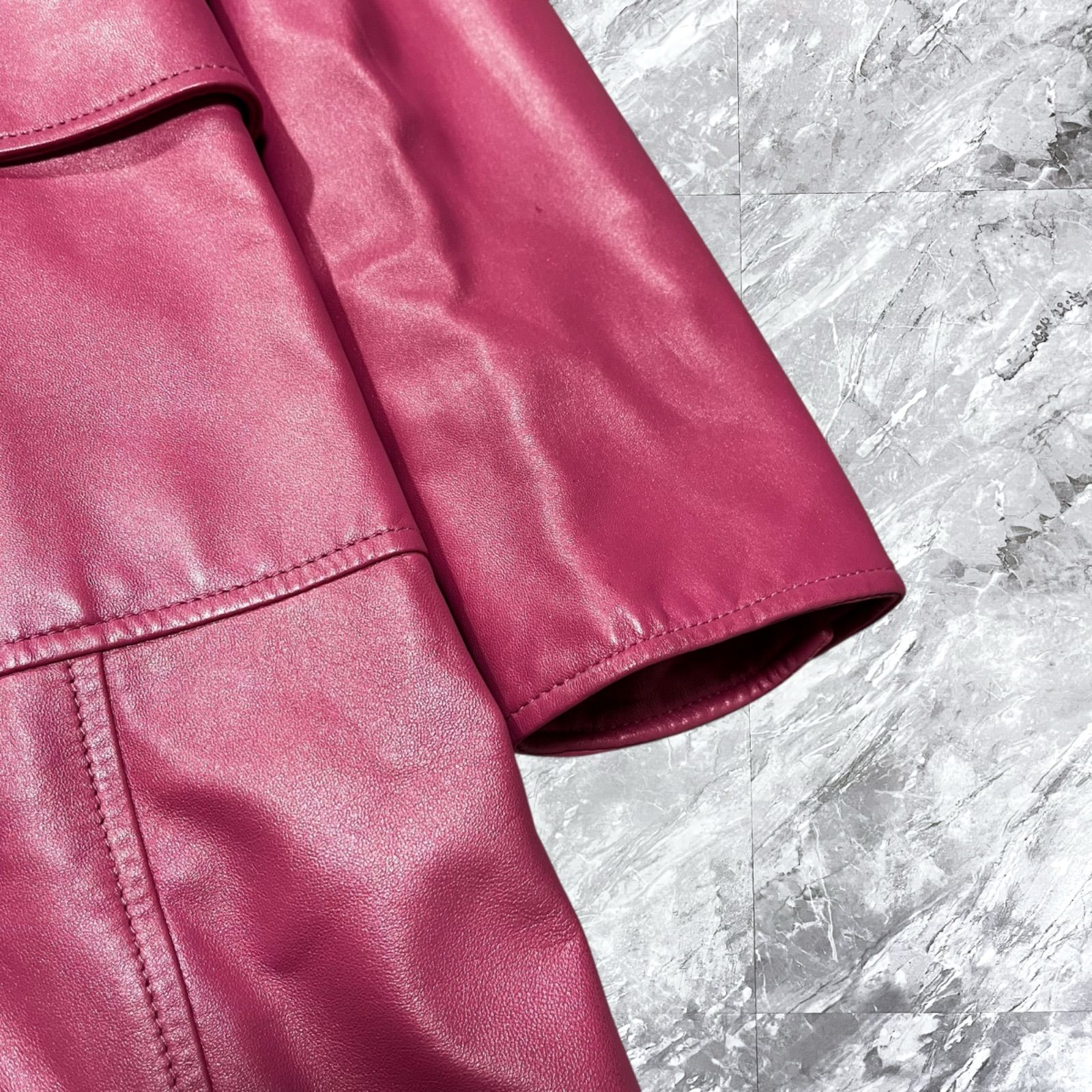 【美品】⭐️バルマン BALMAIN レザーロングコート アウター 2025年最新】バルマン レザーコートの人気アイテム - メルカリ