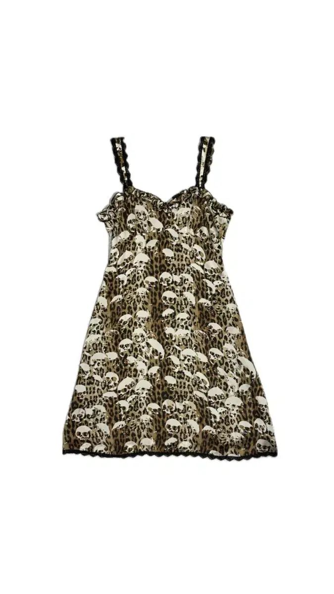 HYSTERIC GLAMOUR ヒステリックグラマー ブルーアーカイブ ブルアカ 無数のドクロ レオパード ONE PIECE ドレス