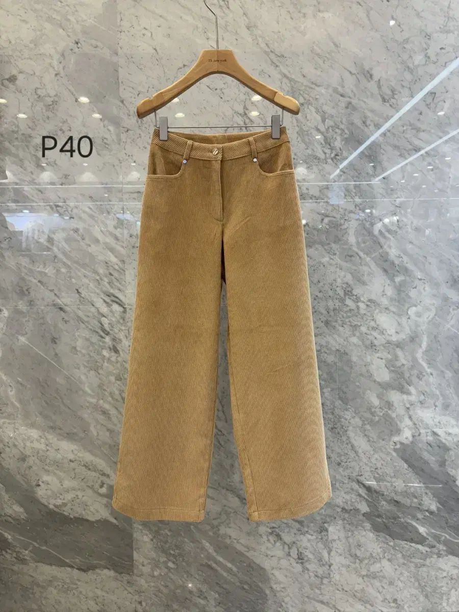 js NEW YORK スター スタイル 2025 f w コーデュロイ ストレート ワイドパンツ