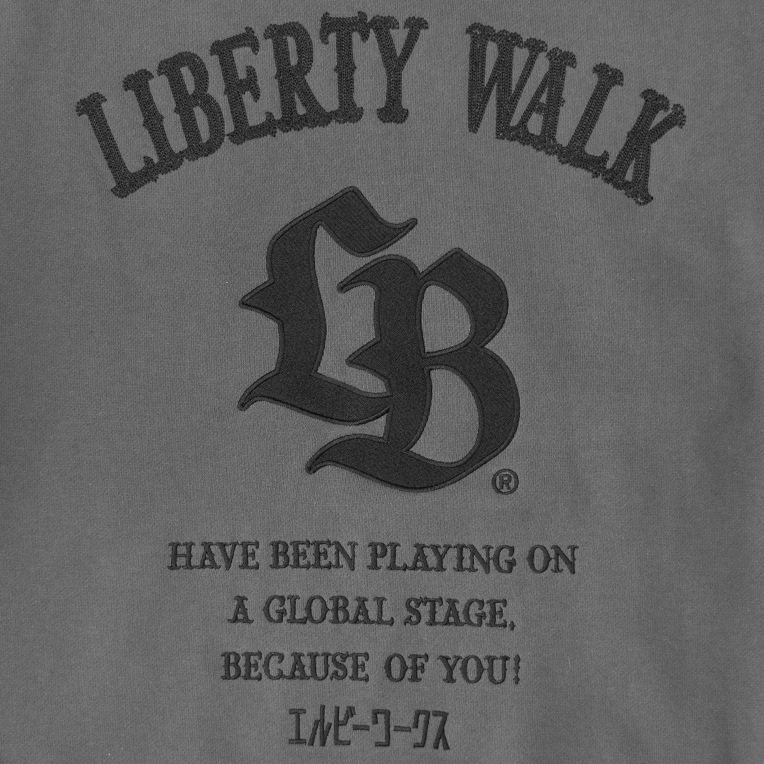 新品未開封 LIBERTY WALK リバティーウォーク LB Thorn Logo Hoodie Gray フーディー P187-GR グレー XLサイズ 管理番号：770