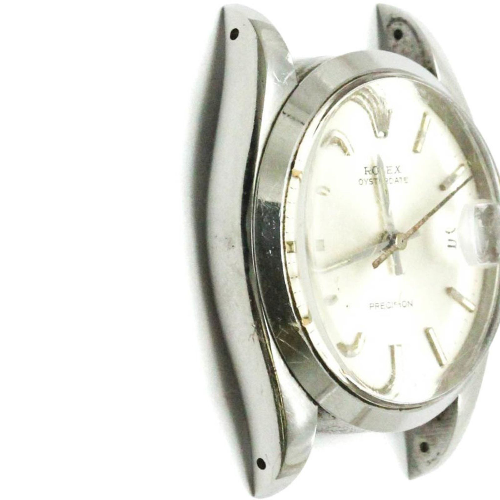  ロレックス ROLEX オイスター デイト プレシジョン 6694 ステンレススチール 手巻き メンズ 時計 手巻き時計 腕時計(アナログ)