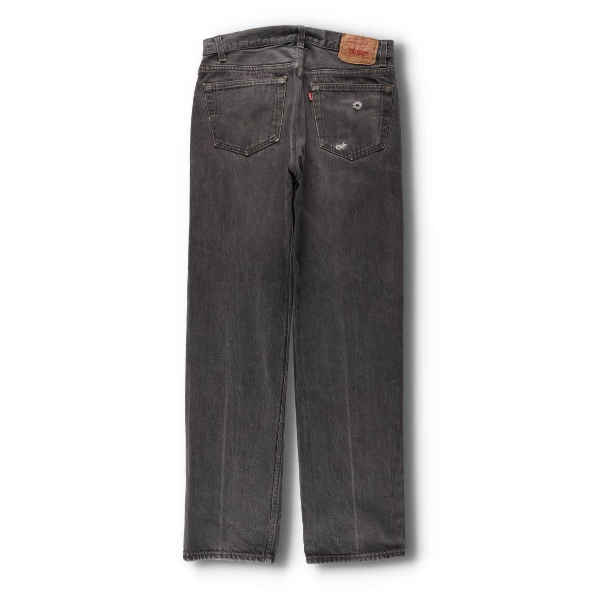 古着 90年代 リーバイス Levi s 501-0658 先染め ブラックデニム ストレートデニムパンツ メンズw 32相当 ヴィンテージ eva 003900