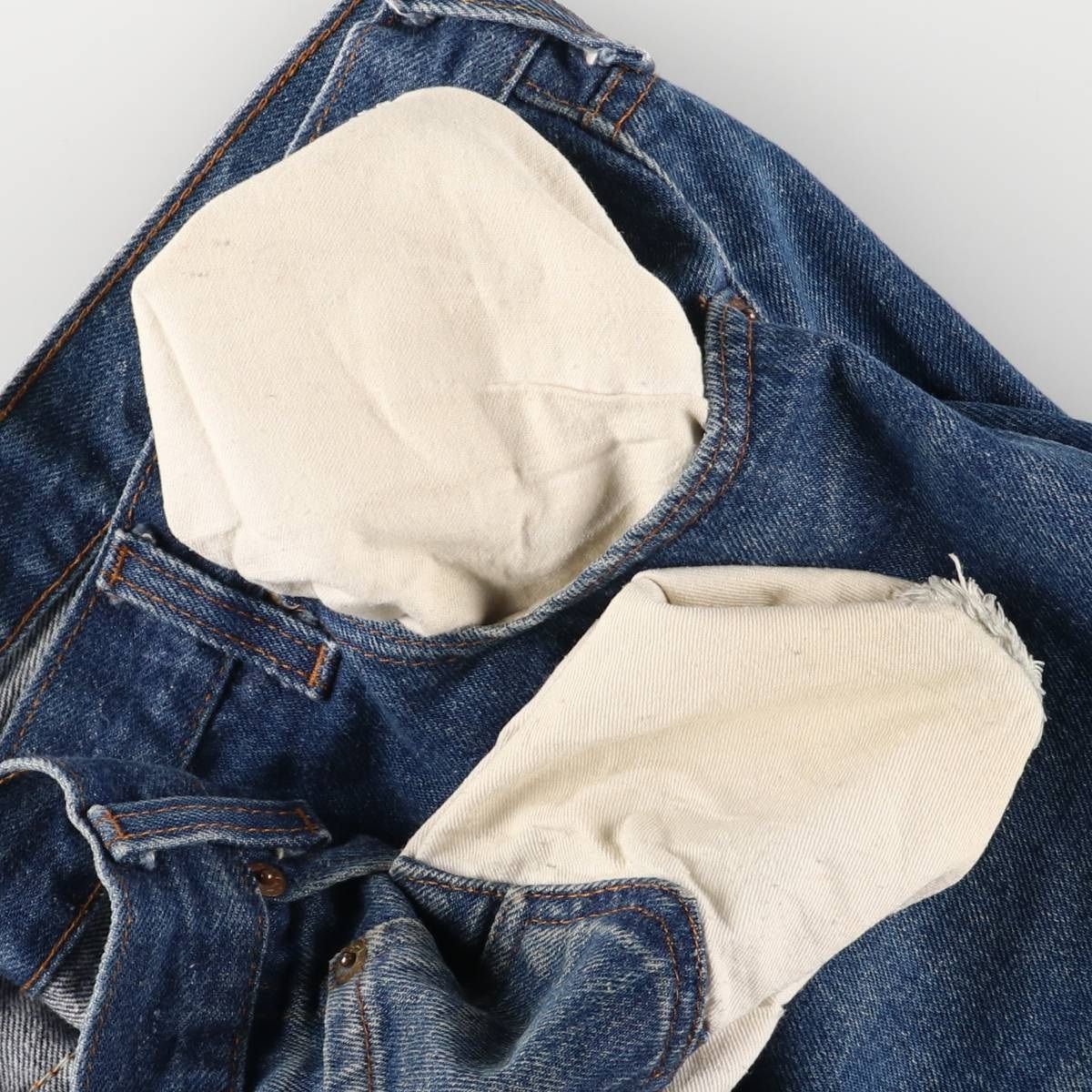 0117 ストレートデニムパンツ