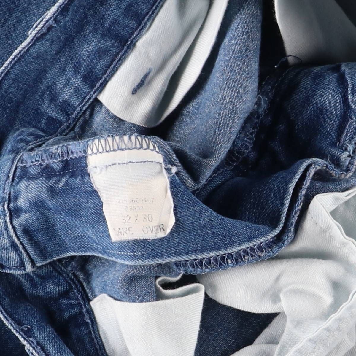  古着 90年代 ラルフローレン Ralph Lauren POLO by ANDREW PANT ツータック テーパードデニムパンツ evb 031411 その他 メンズ