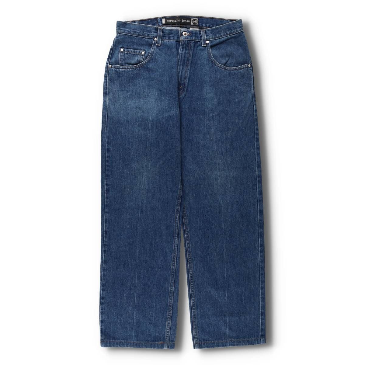 古着 90年代 リーバイス Levi s SILVER TAB シルバータブ STRAIGHT LOOSE ストレートルーズ ストレートデニムパンツ evb031416