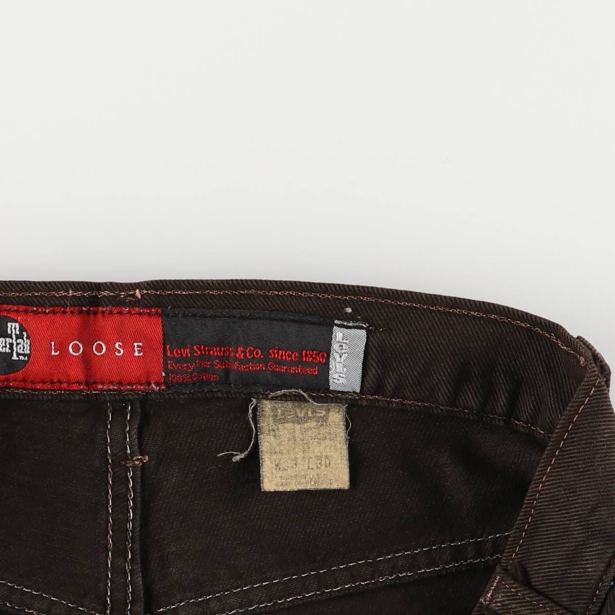 テーパードデニムパンツ メンズw