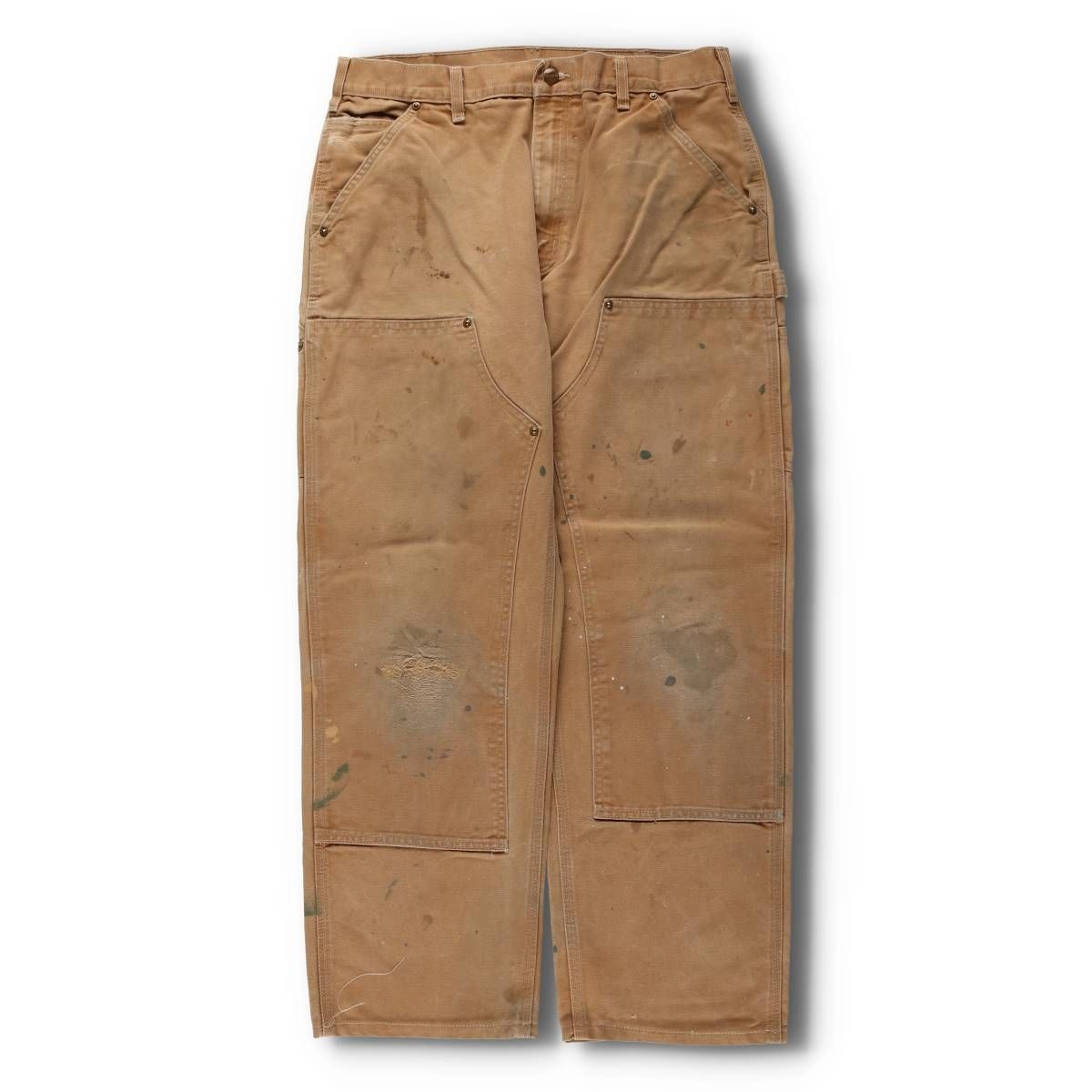 古着 カーハート Carhartt Dungaree Fit ダブルニー ダックペインターパンツ メンズw34相当 evb031427