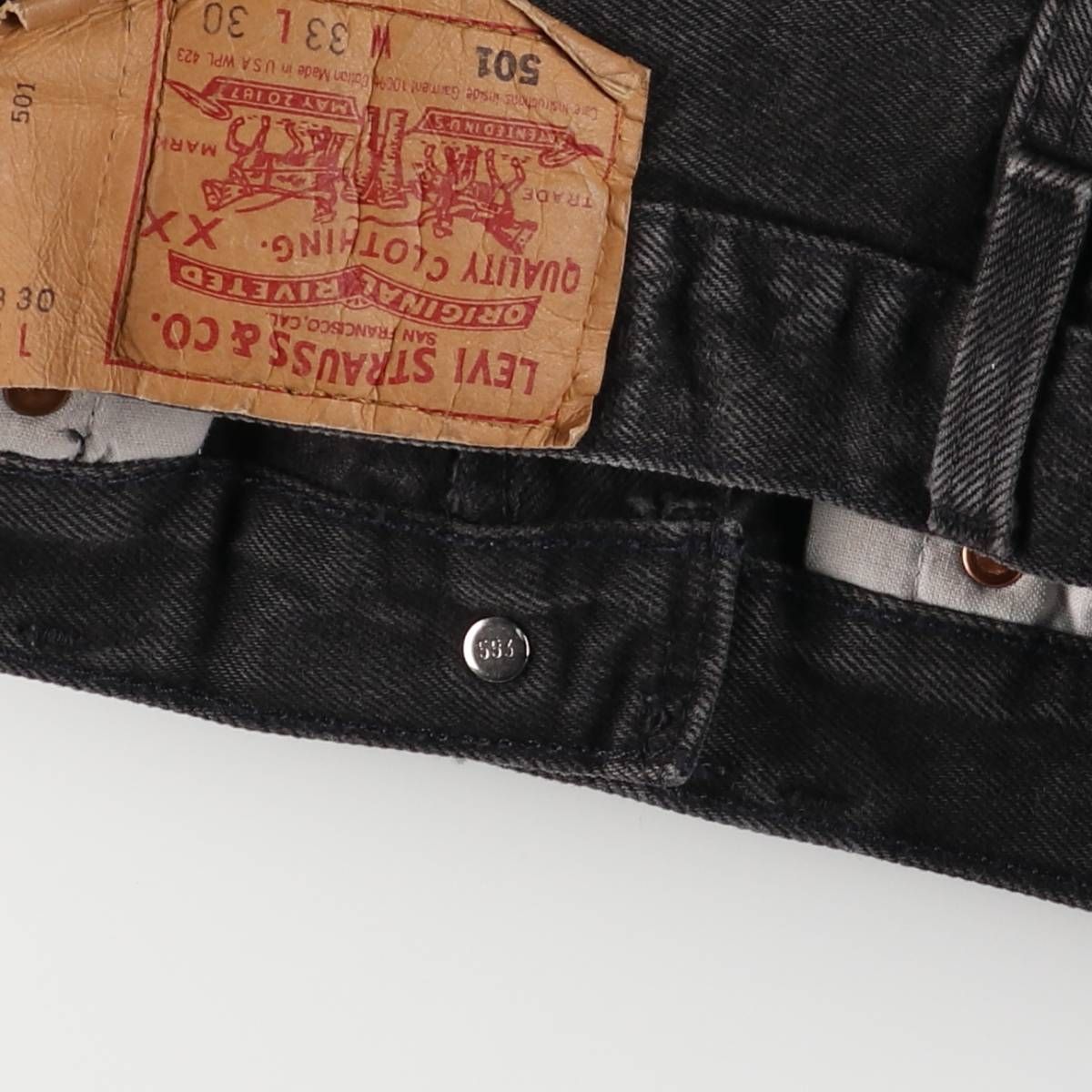  古着 90年代 リーバイス Levi s 501-0660 ブラックデニム ストレートデニムパンツ メンズw 31相当 ヴィンテージ evb 031430 その他 メンズ