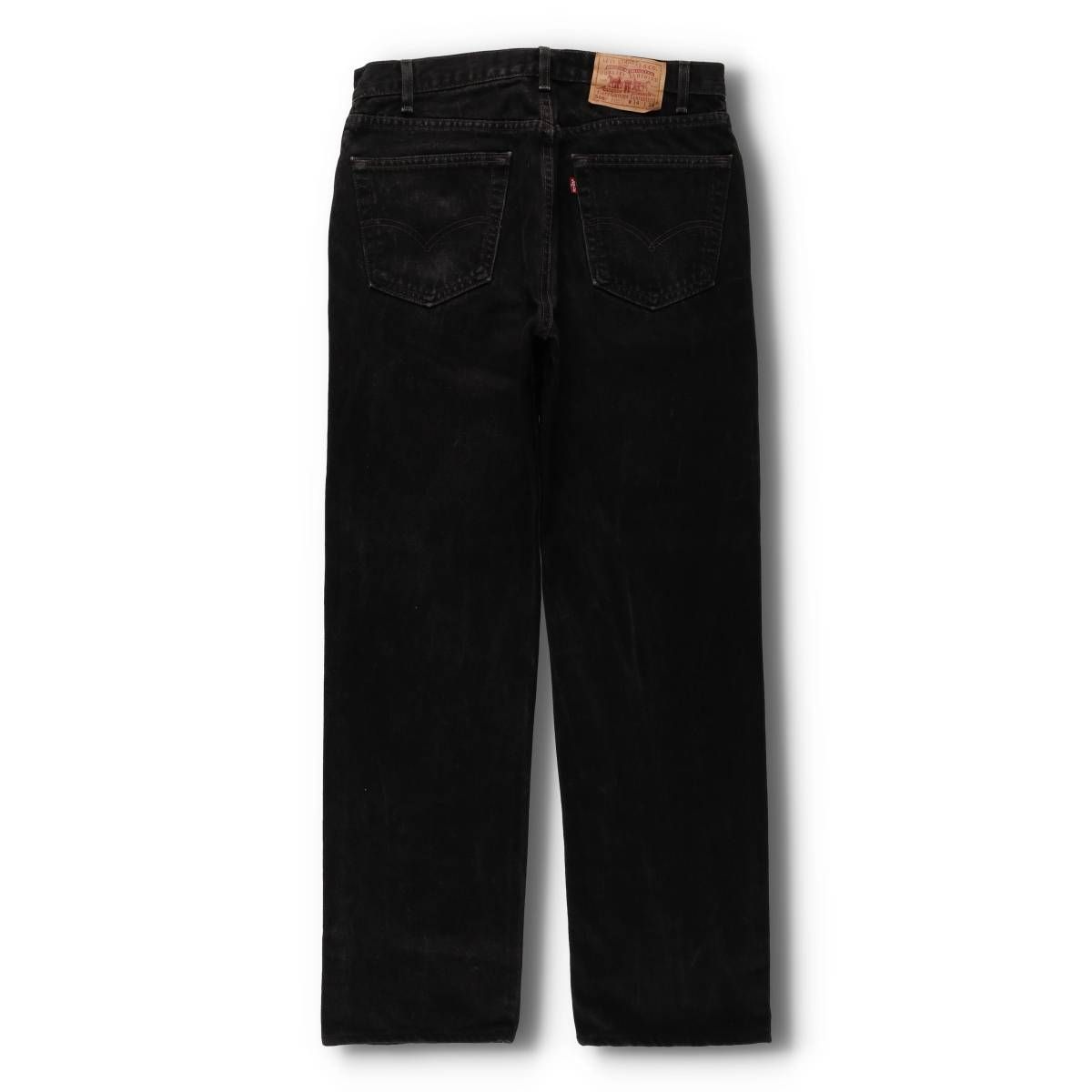 古着 90年代 リーバイス Levi s 505 REGULAR FIT LEG ブラックデニム テーパードデニムパンツ メンズw 34相当 evb 031895