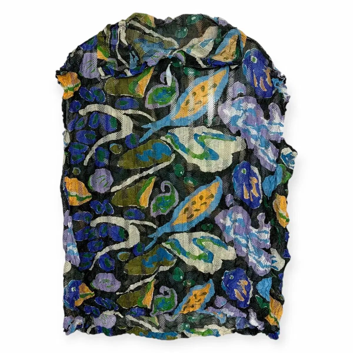 イッセイミヤケ パータン ノースリーブ Tシャツ