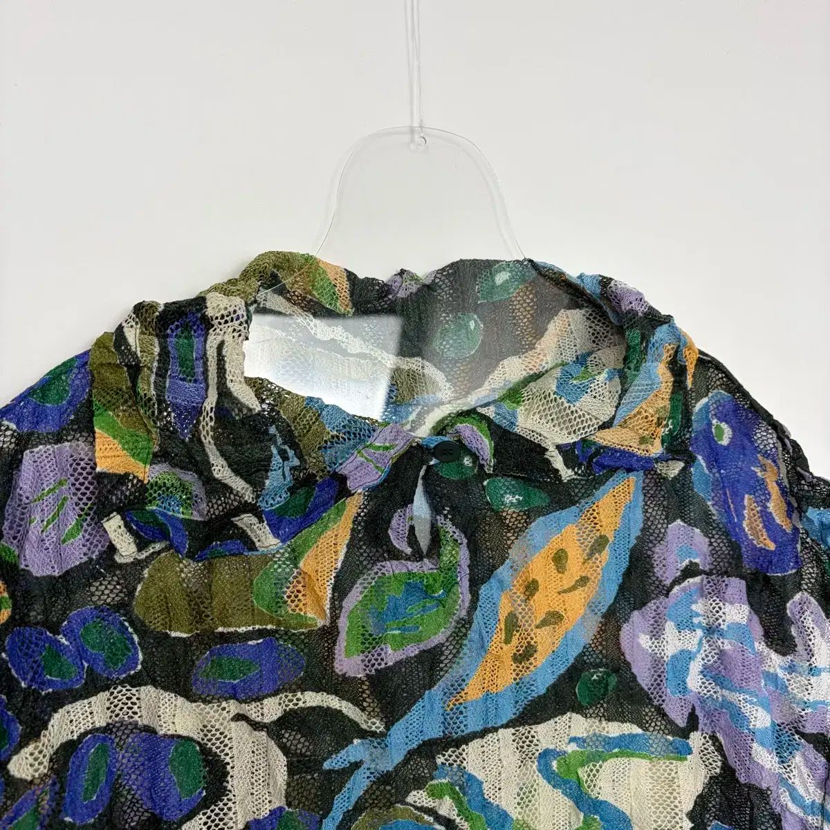 イッセイミヤケ パータン ノースリーブ Tシャツ