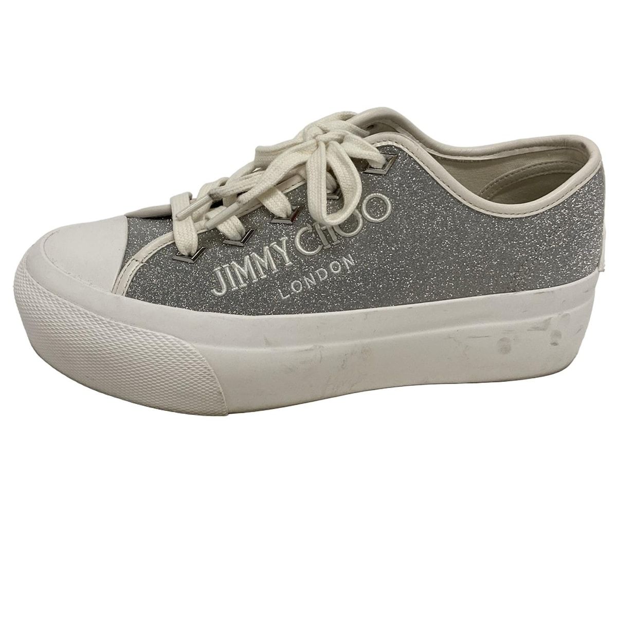 正規品　JIMMY CHOO メッシュスニーカー　サイズ37 JIMMY CHOO ジミーチュウ スニーカー 37 23.5cm JIMMY CHOO スニーカー