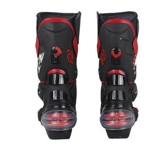 ツーリングブーツ メンズ オフロード ロング レーシングブーツ 革 フェイクレザー オートバイ