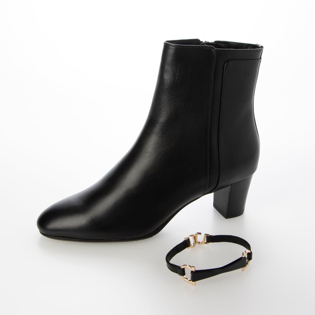  リズ ラフィーネ ファッションブーツ ブラック その他 フェイスケア