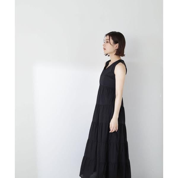 バッククロスティアードワンピース