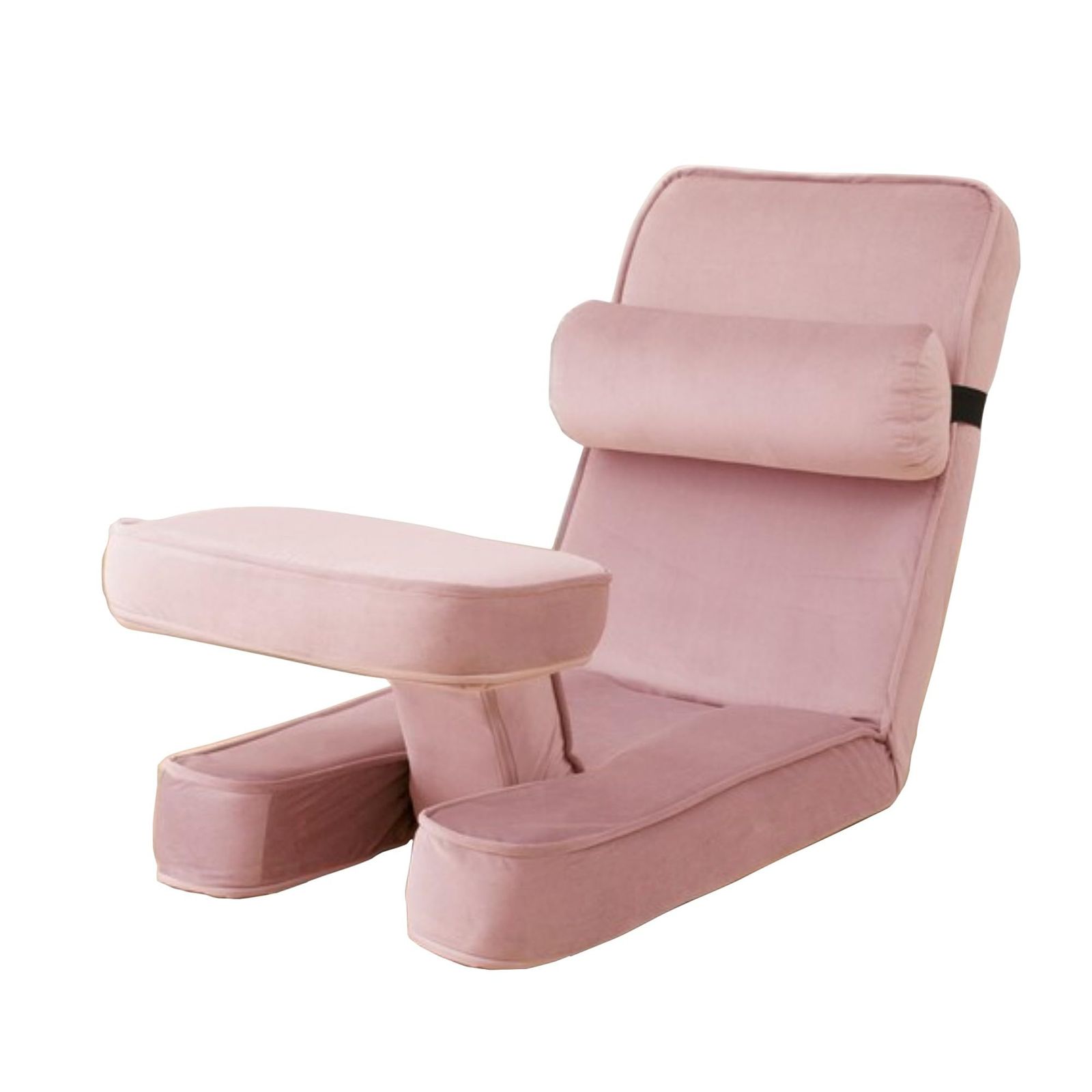 ニトリ NITORI ゲーミング 座椅子2 ベロア ローズ 幅49 x奥行88 x高さ71 cm 5677051