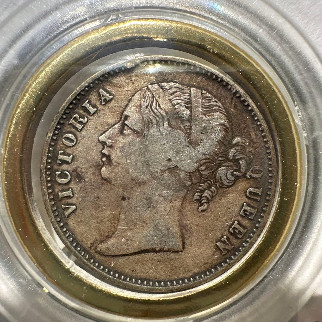 銀貨】1840年 イギリス東インド会社 ヴィクトリア女王 1ルピー銀貨