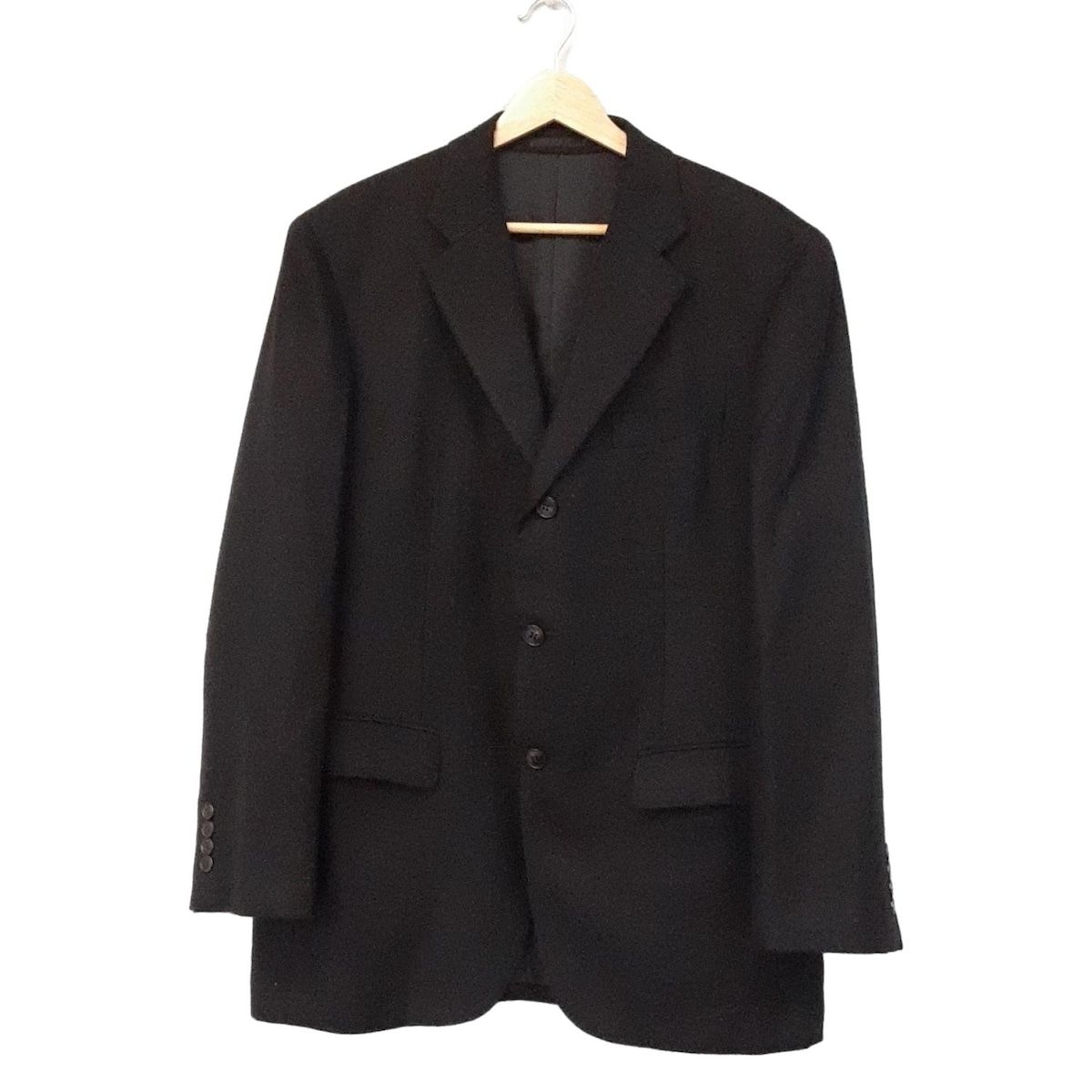 LANVIN COLLECTION ランバン ジャケット サイズR50-46 メンズ - 黒 長袖 カシミヤ 冬