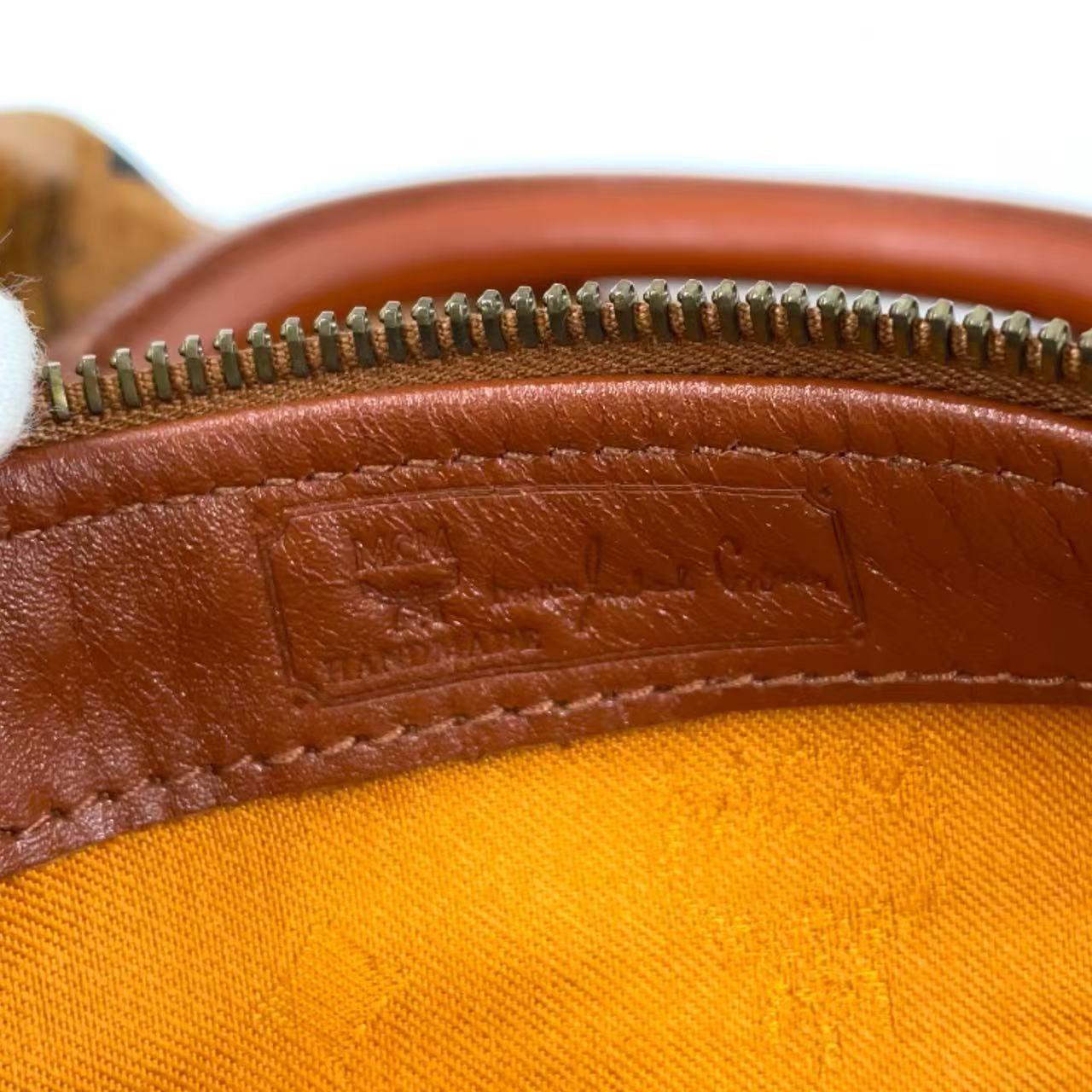 ブラウン ボストンバッグ