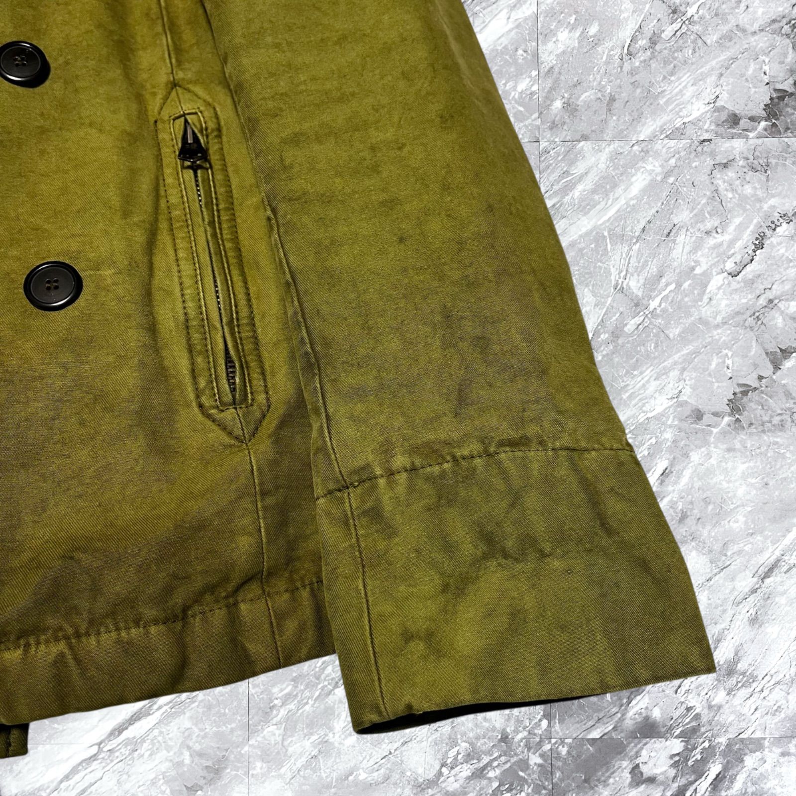 ゴールデングースデラックスブランド ボアジャケット イタリア製 カーキ系 S GOLDEN GOOSE DELUXE BRAND ゴールデングースデラックスブランド ボア