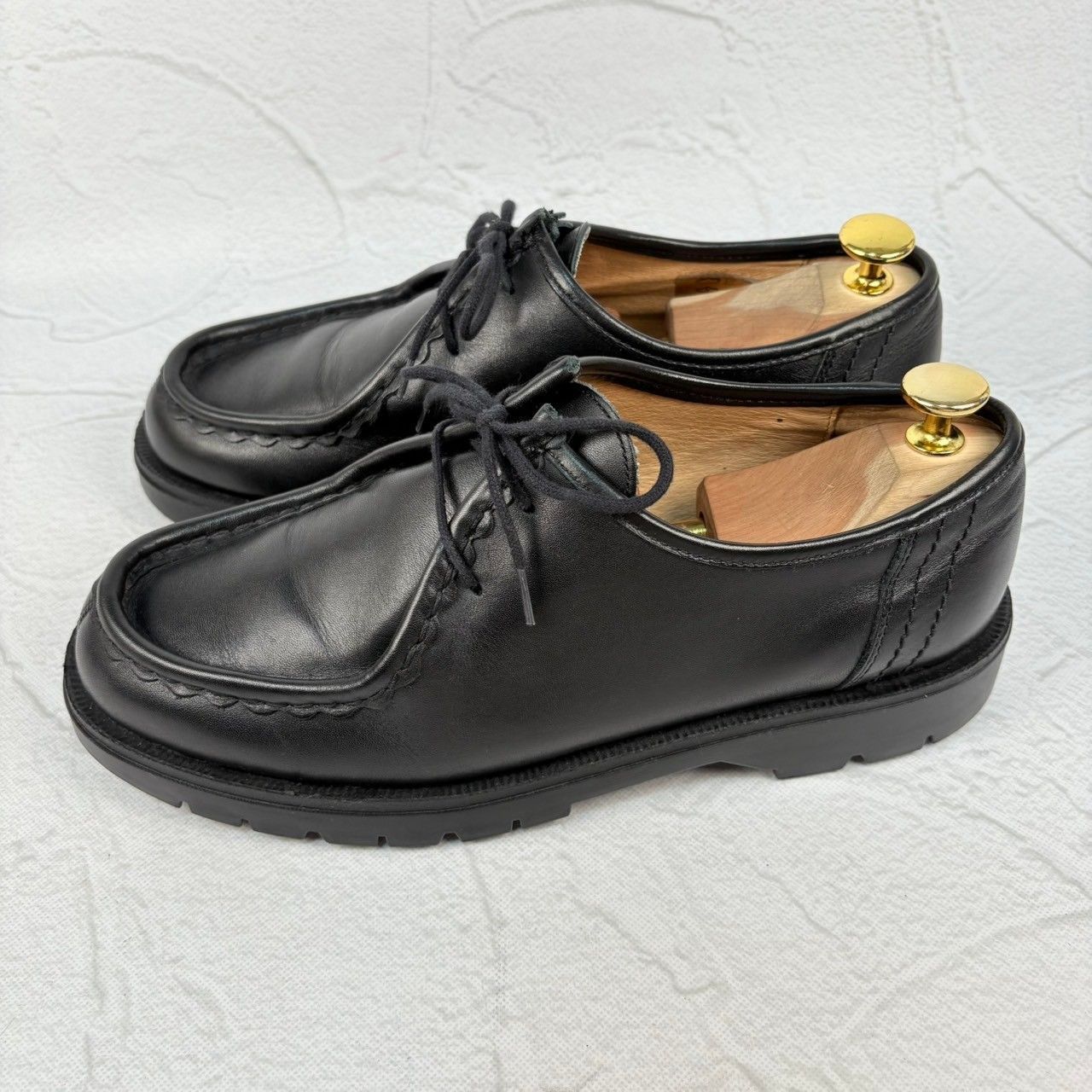 KLEMAN 26.5 チロリアンシューズ パドレ ブラック レザー KLEMAN PADRE