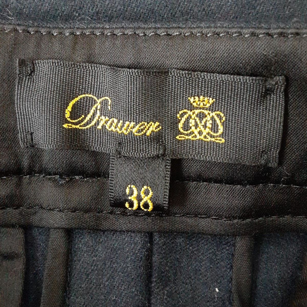 Drawer(ドゥロワー) パンツ サイズ38 M レディース - ネイビー