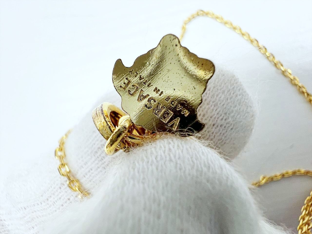 正規品】VERSACE ヴェルサーチェ リング メデューサ ネックレス 