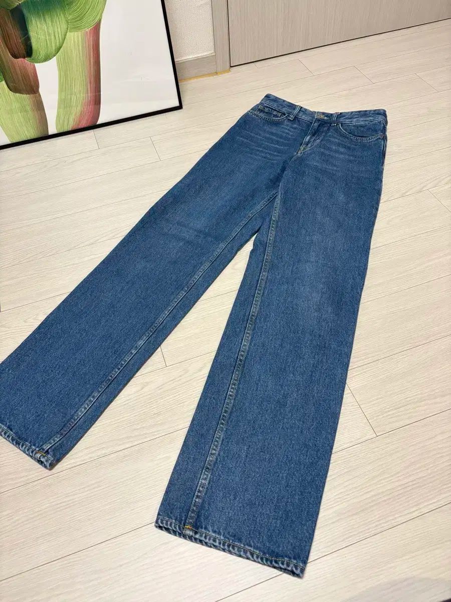 COS コス ルーズ ストレート デニム インディゴ 25