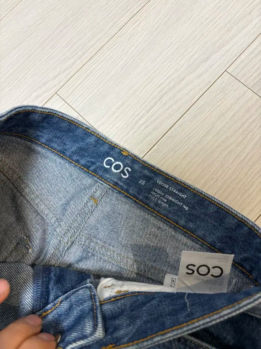 COS コス ルーズ ストレート デニム インディゴ 25