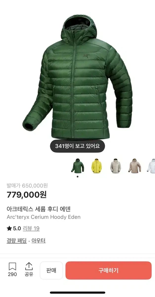 ARC TERYX Cerium アークテリクス セリウム フーディー エデン