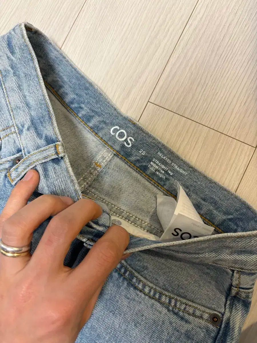 COS コス リラックスド ストレート デニム ライトブルー 25