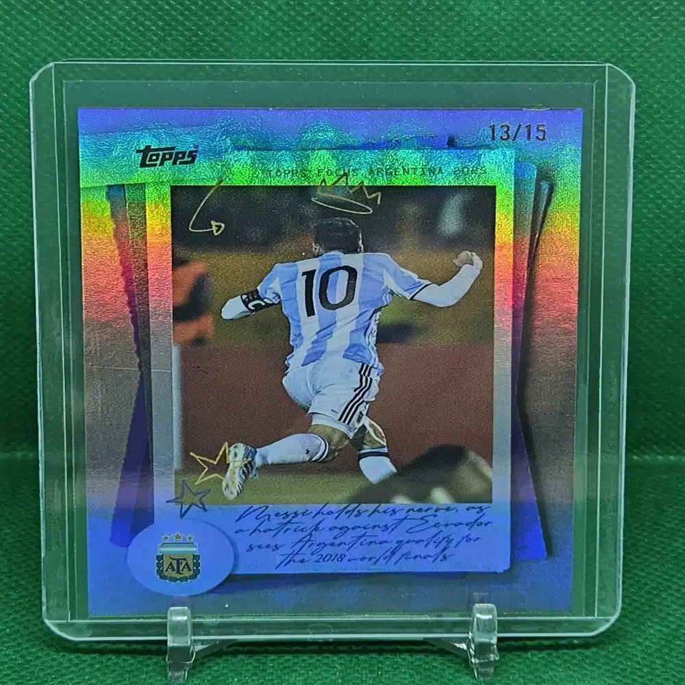 2025 トップス フォーカス アルゼンチン リーオネル メッシ カード 13 15