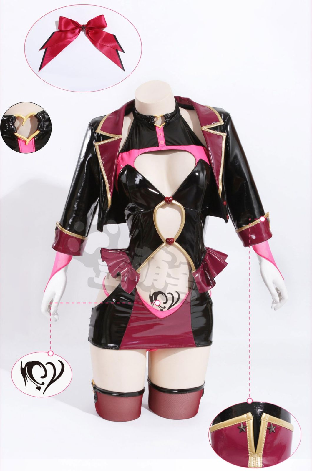 Litany 歪萌舎 アイドルステージ衣装 セクシー コスプレ 左藤空気 ケガレボシ