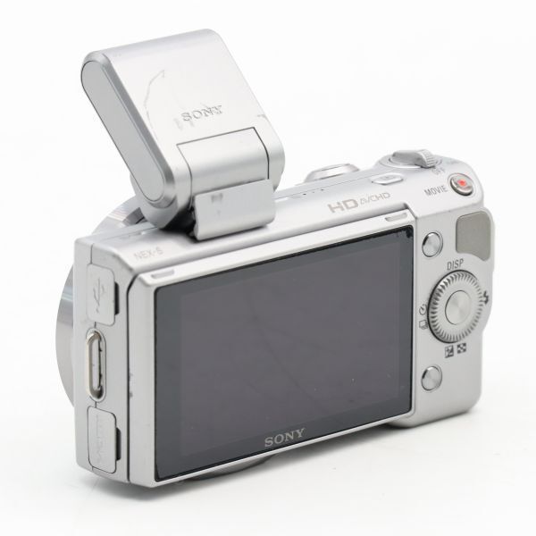  SONY ミラーレス一眼 α NEX 5ボディ シルバー ミラーレス一眼 デジタルカメラ