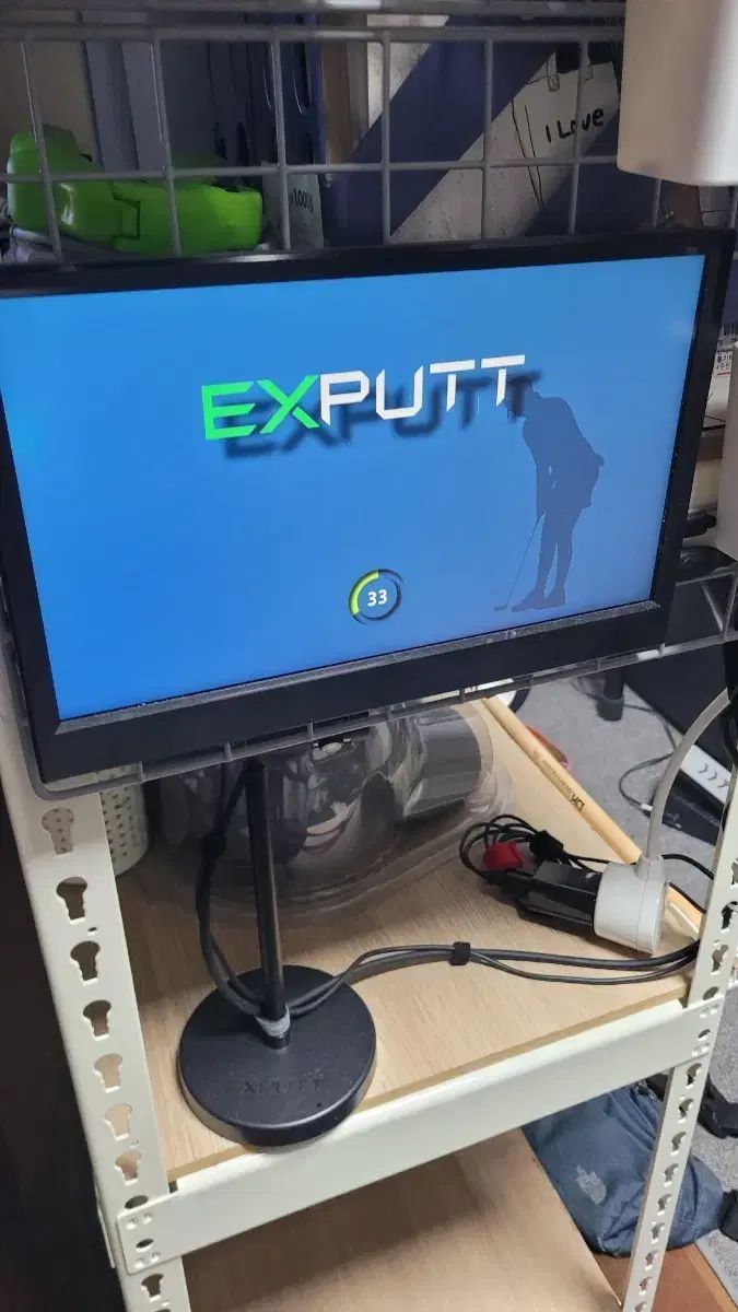 Exputt パーティング練習機 ディスプレイ